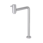 Torneira Lavatório Mesa Bica Alta 1/4 De Volta Brilhante Meta