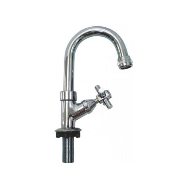 Torneira Lavatório Metal Giratória Com Arejador 1/2" - Metais