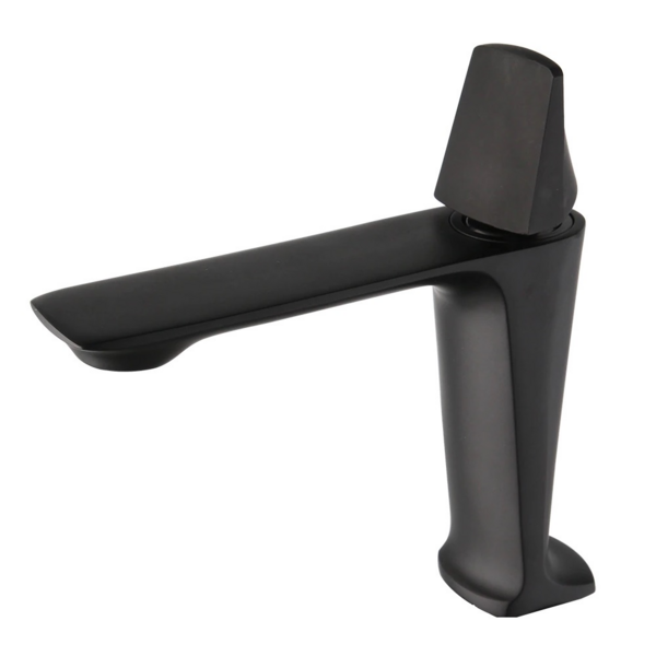Torneira Lavatório Monocomando Banheiro Baixa Preto Black