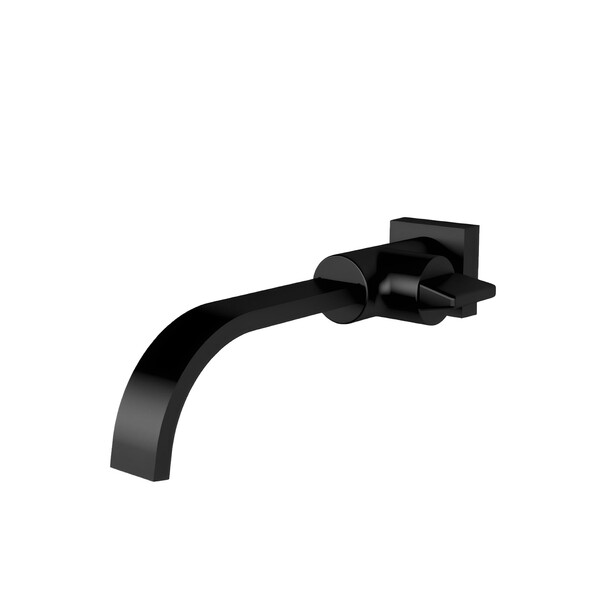 Torneira Lavatório Parede Bica Reta Preta Prima 1199 bk210 Fani