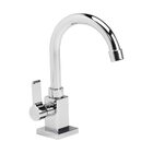 Torneira Lavatório Quadrada Bica Móvel 1/4 Volta Luxo Del Met