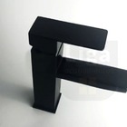 Torneira Liga Monocomando Preta Baixa Banheiro F2015b