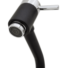 Torneira Link Baixa 45º Preta Black Cromado Lavatório