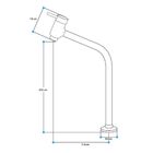 Torneira Link Banheiro Lavatório Mesa Média Metal Cromado