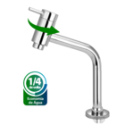 Torneira Link Bica Baixa Cromada Pia Lavabo De Hall Casagrand