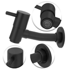 Torneira Link Black/preto Tanque/jardim/lavatório Reta Metal