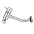 Torneira Link Inox Escovado Tanque/jardim/cozinha Reta Pared