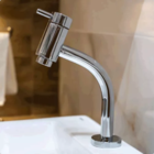 Torneira Link Lavatorio 1/4 De Volta Metal Cromada Estilo Dec