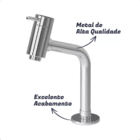 Torneira Link Lavatorio 1/4 De Volta Metal Cromada Estilo Dec