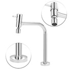 Torneira Link Lavatório/cozinha Mesa Metal Luxo 1/4v Prateado