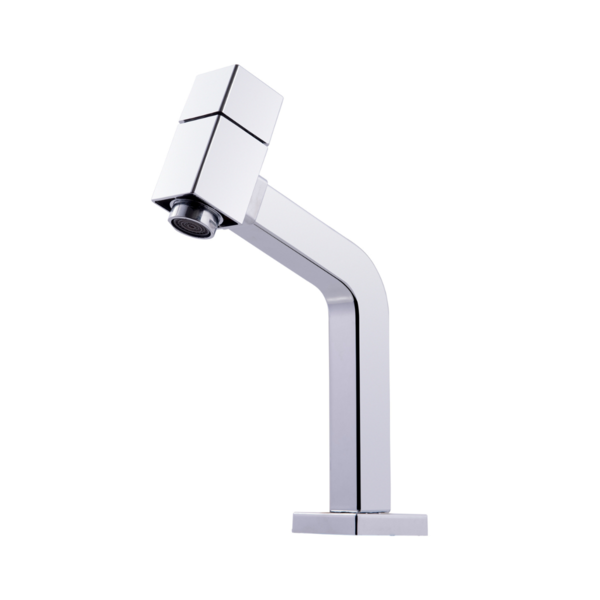 Torneira Link Lavatório De Bancada Cromada Baixa Abs