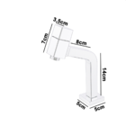 Torneira Link Lavatório De Bancada Cromada Baixa Abs