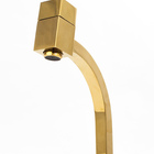 Torneira Link Lavatorio Quadrada Baixa Dourado Metal