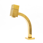 Torneira Link Lavatorio Quadrada Baixa Dourado Metal