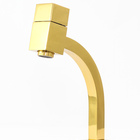 Torneira Link Lavatorio Quadrada Baixa Dourado Metal