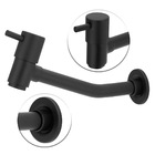 Torneira Link Longa Cozinha/tanque/jardim Preto Black Parede