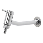 Torneira Link Longa Jardim Tanque Com Adaptador De Mangueira