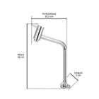 Torneira Link Metal Cromado Lavabo Cuba De Quartzo Casagrande