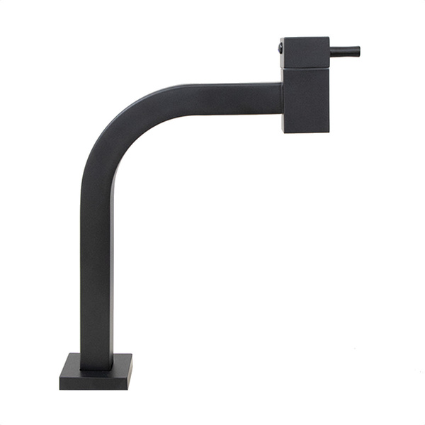 Torneira Link Quadrada 90°angular Baixa Cuba Mesa Black 1199