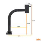 Torneira Link Quadrada 90°angular Baixa Cuba Mesa Black 1199