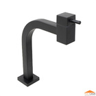 Torneira Link Quadrada 90°angular Baixa Cuba Mesa Black 1199