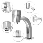 Torneira Link Quadrada Lavatório/banheiro Metal Baixa 1/4v.