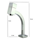 Torneira Link Quadrada Lavatório/banheiro Metal Baixa 1/4v.