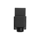 Torneira Link Quadrada Preta Banheiro De Parede Média