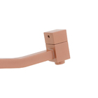 Torneira Link Quadrada Rose Gold P/ Banheiro De Parede Longa