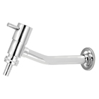 Torneira Longa Para Tanque/jardim Reta Parede Bico Metal 1/4