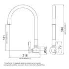 Torneira Lorenflex De Parede Com Bica Flexível Lorenzetti 117