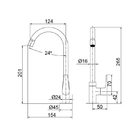 Torneira Lorenzetti Lorenjoy 1195 C32 De Bancada Cromada - Ún