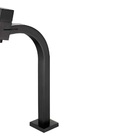 Torneira Luxo Banheiro Preta Quadrada Bica Alta Black