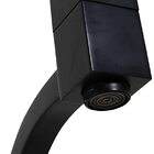 Torneira Luxo Banheiro Preta Quadrada Bica Alta Black