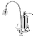 Torneira Luxo Bica Movel Gourmet Bancada Filtro Abs C-66