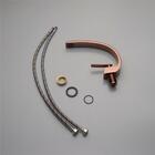 Torneira Luxo Curva Com Misturador Monocomando Rose De Bancad