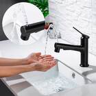 Torneira Luxo Lavatório Monocomando Bica Móvel 3 Jatos Preto