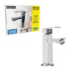 Torneira Luxo Metal Cromado Premium Baixa Banheiro Lavabo