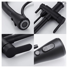 Torneira Luxo Monocomando 360 Preta Cozinha Gourmet Quente Fr