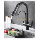 Torneira Luxo Monocomando 360 Preta Cozinha Gourmet Quente Fr