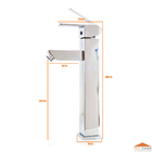 Torneira Madri Misturador Monocomando Bancada P/ Lavatório