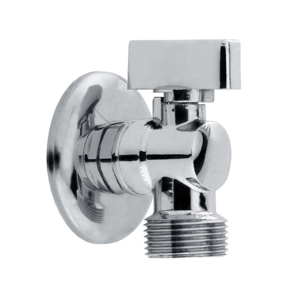 Torneira Máquina Lavar Ângular 90º Latão Forjado 1/2" X 3/4"