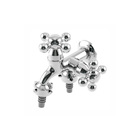 Torneira maquina tanque lavanderia 1/4 de volta metal cromado