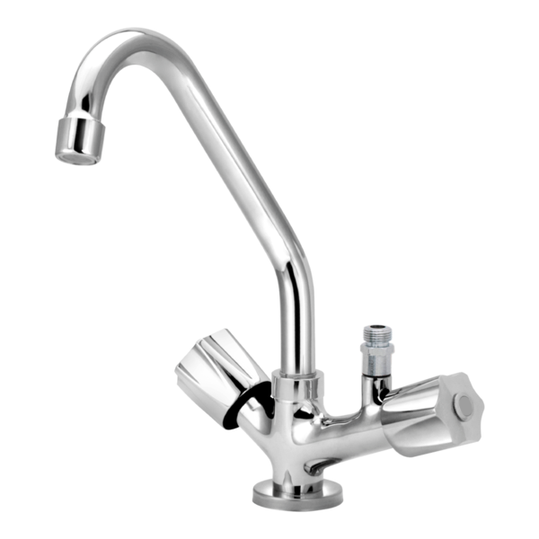 Torneira Mesa Bica Móvel Saída Purificador Europa 5/8