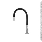 Torneira Mesa Cozinha Banheiro Gourmet Preta Flexível C71