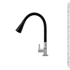Torneira Mesa Cozinha Gourmet Cônica Black Flexível C50