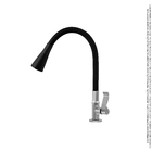 Torneira Mesa Cozinha Gourmet Cônica Black Flexível C71