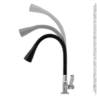 Torneira Mesa Cozinha Gourmet Cônica Black Flexível C71