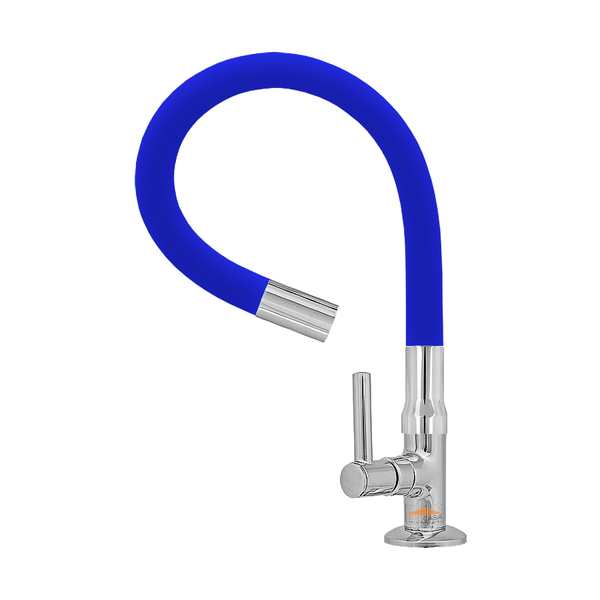 Torneira Mesa Emborrachada Azul - (ef)