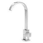 Torneira Mesa Quadrada Bica Móvel Metal Cromada Luxo 1/4 V.